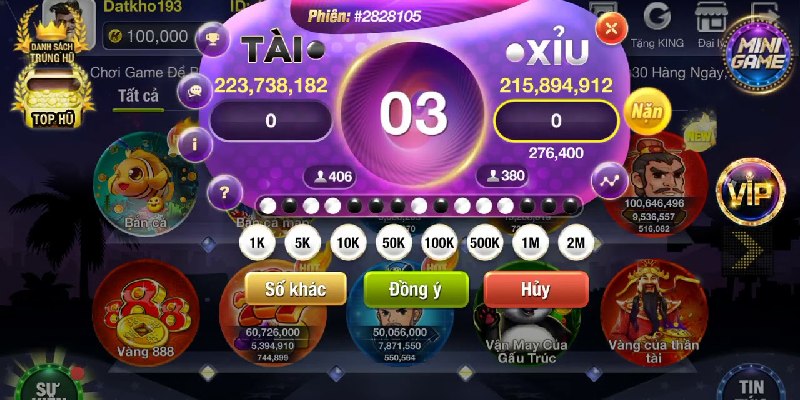 Hướng dẫn chơi tài xỉu