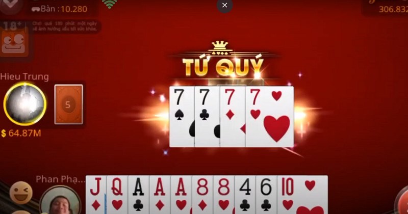 Luật chơi tiến lên miền nam chi tiết trên W388