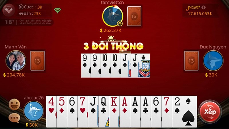 Những lưu ý quan trọng khi chơi tiến lên miền nam trên W388